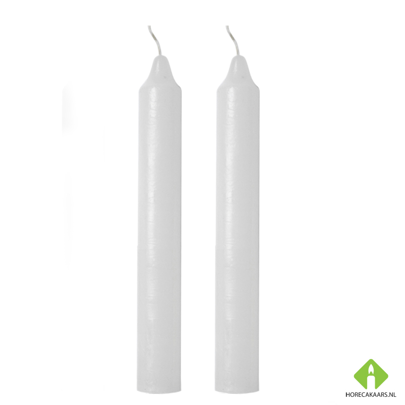 kwaad Relatieve grootte Slepen Kaarsen voor Mason lampen dun (wit) - Kaarsen voor de horeca