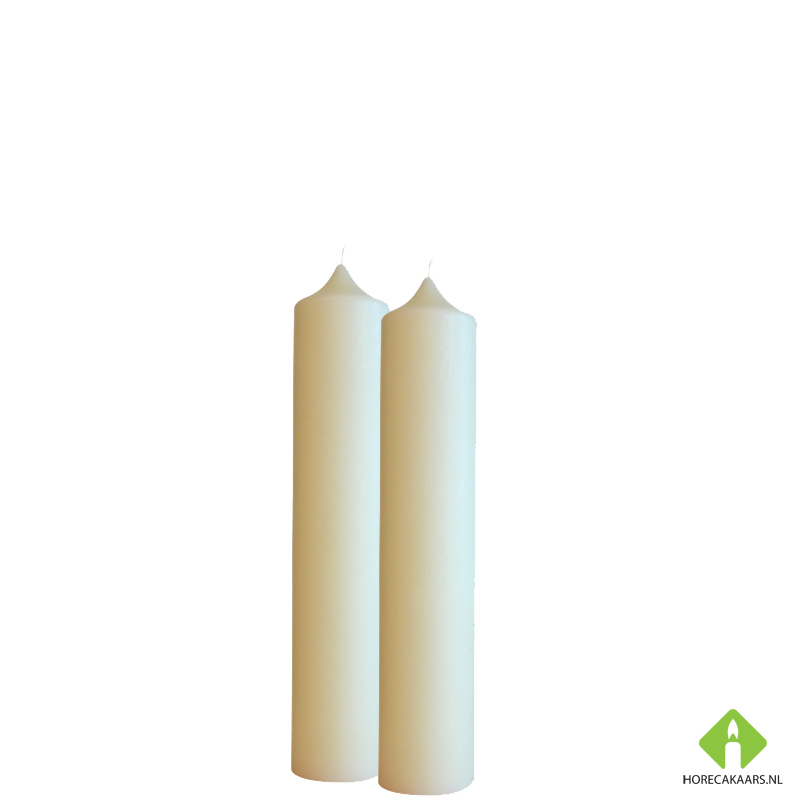 Schaken Beroep hebzuchtig Kloosterkaars 40 x 8 (ivoor) - Kaarsen voor de horeca